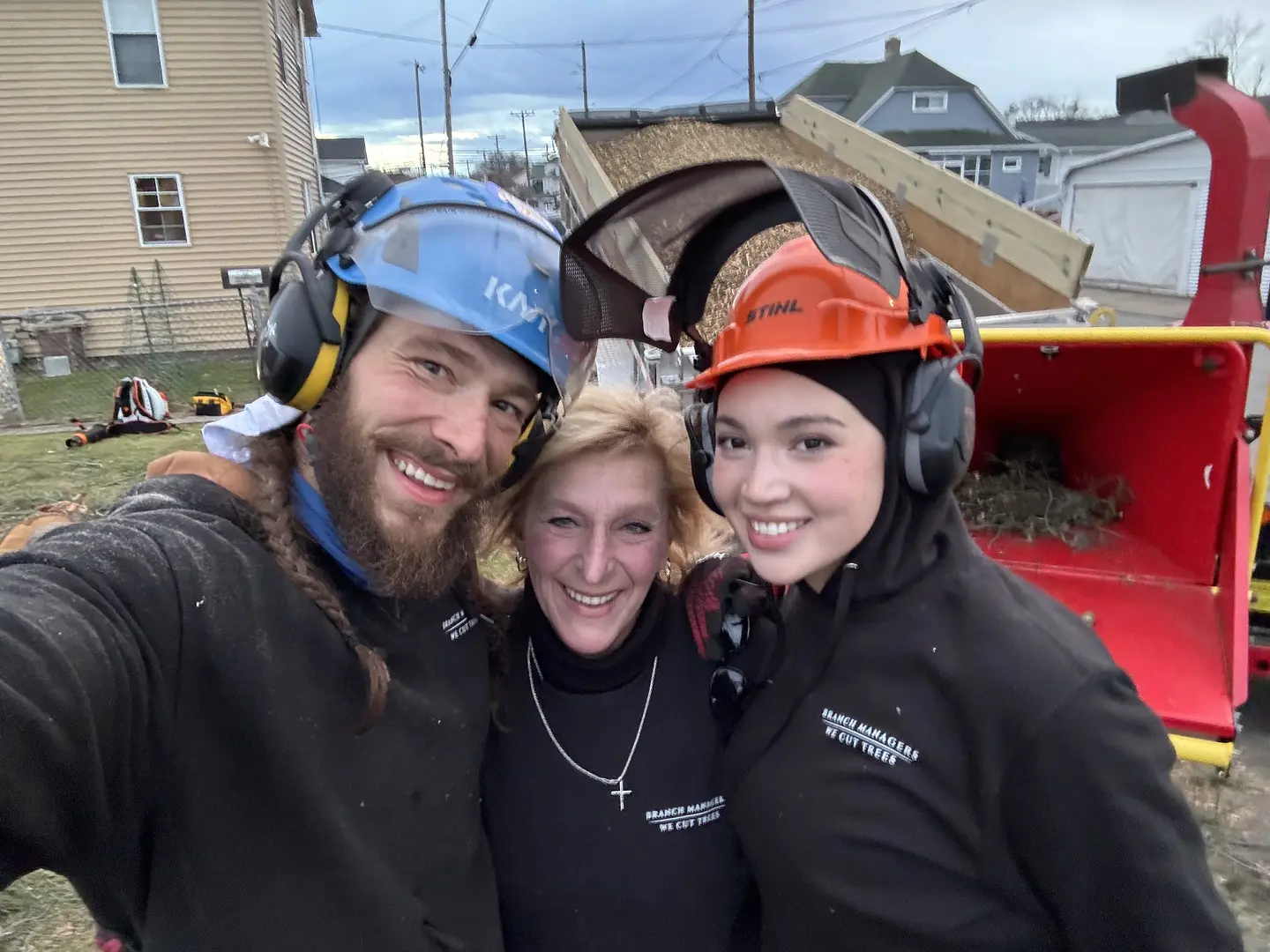 Dan and the Chipper Chicks, part of the Branch Managers crew